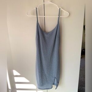 baby blue sparkly dress
